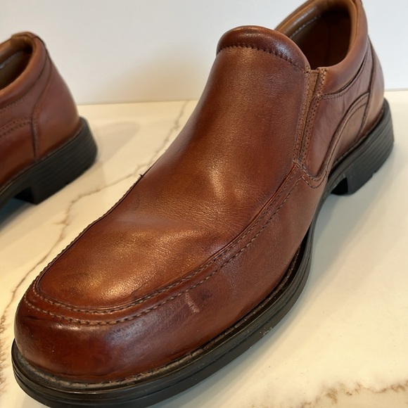 Rockport Brown Walkability Dress Loafers. Shock Absorption Moisture Wicking 10.5 - Picture 14 of 16
